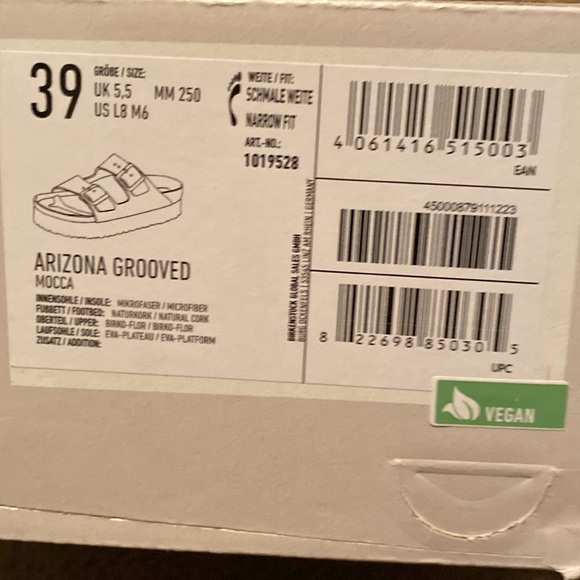 papillo  Arizona Grooved bottom platform NWB size 39N Mocca - Picture 6 of 9